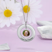 Stainless Steel Customized Photo Pendant Necklace