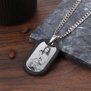 Stainless Steel Personalized Photo Necklace