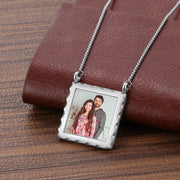 Stainless Steel Personalized Photo Necklace