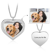 Stainless Steel Customized Photo Pendant Necklace