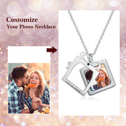 Personalized Stainless Steel Christmas Gift Photo Necklace