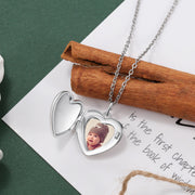 Heart Shape Personalized Photo Pendant Necklace