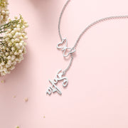 925 Sterling Silver Butterfly with Name Necklace