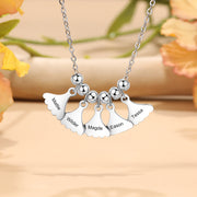 Personalized Stainless Steel Leaf Necklace