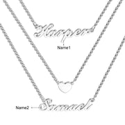 Personalized Multi-Chain Name Necklace