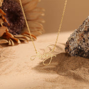 Personalized Thin Chain Name Necklace