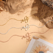 Personalized Thin Chain Name Necklace