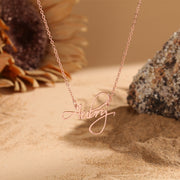 Personalized Thin Chain Name Necklace