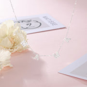 925 Sterling Silver & Crystal Letter Name Necklace