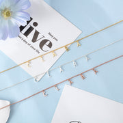 925 Sterling Silver Five Letter Name Necklace