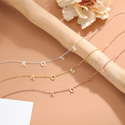 Personalized Name Letter Necklace