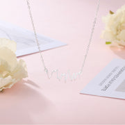 Personalized Heartbeat Name Necklace