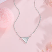 925 Sterling Silver Triangle Necklace