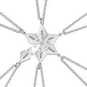 Personalized Titanium Steel Puzzle Necklaces