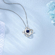 Rhodium Plated CZ Necklace