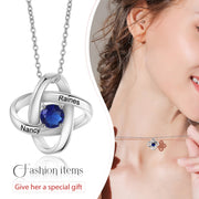 Rhodium Plated CZ Necklace