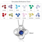 Rhodium Plated CZ Necklace