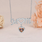 Personalized Rhodium Plated Necklace