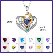 S925 Silver Heart Shape Pendant Necklace