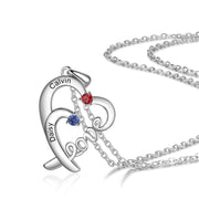 S925 Silver LOVE Heart Necklace