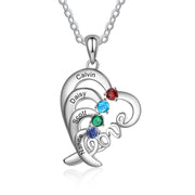 S925 Silver LOVE Heart Necklace