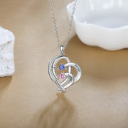 Copper Birthstone Heart Shape Necklace
