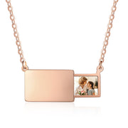 Personalized Stainless Steel Photo Necklace