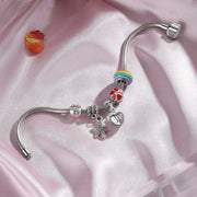 Personalized Rhodium Plated Jewelry Charm Beads