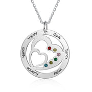 Personalized Stainless Steel Heart Shape Necklace