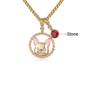 Personalized Alloy Animal Dag Necklace