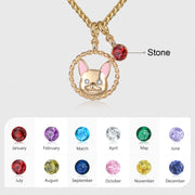 Personalized Alloy Animal Dag Necklace