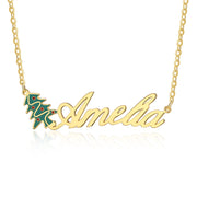 Personalized Name necklace 18K Gold Plated Christmas gift