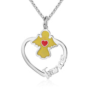 Personalized Name Necklace White Gold Plated Christmas Gift