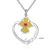 Personalized Name Necklace White Gold Plated Christmas Gift