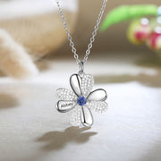 Price Personalized 925 Sterling Silver Clover Necklace