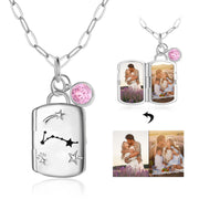 Dropshipping Custom Copper Photo Pendant Necklace