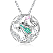 Personalized Frog Necklace