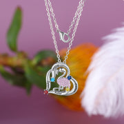 Personalized Animal Swan Pendant Necklace