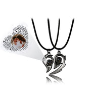 100 Languages Heart I Love You Projection Necklace