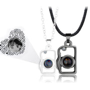 Personalized 100 Language I Love You Projection Necklace