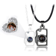 Personalized 100 Language I Love You Projection Necklace