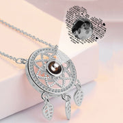 Copper Personalized 100 Language I Love You Projection Necklace