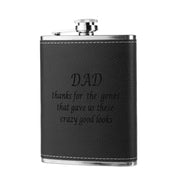 Personalized Stainless Steel Hip Flask Set Gift Box