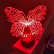 Personalized Name Butterfly Night Light,LED Night Lamp