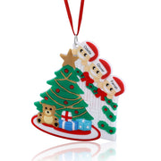 Personalized 2-5 Names Christmas Ornaments