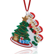 Personalized 2-5 Names Christmas Ornaments