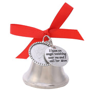 Personalized Photo Bell Ornament I Have An Angel Watching Over Me Memorial Gift