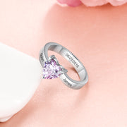 One Birthstone Ring