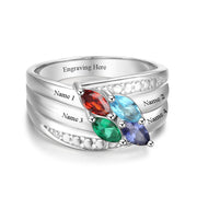 Cubic Zirconia Rings with Names