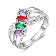 Customized Name CZ Rings